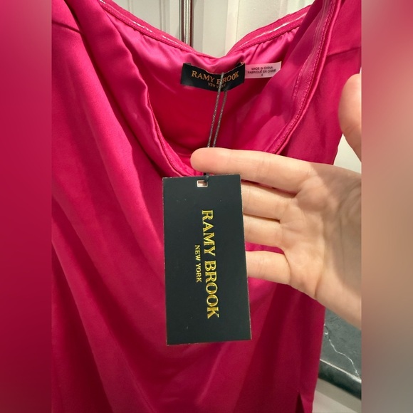 NWT Ramy Brook Black Label Pink Lisa Dress 4 - Picture 4 of 6